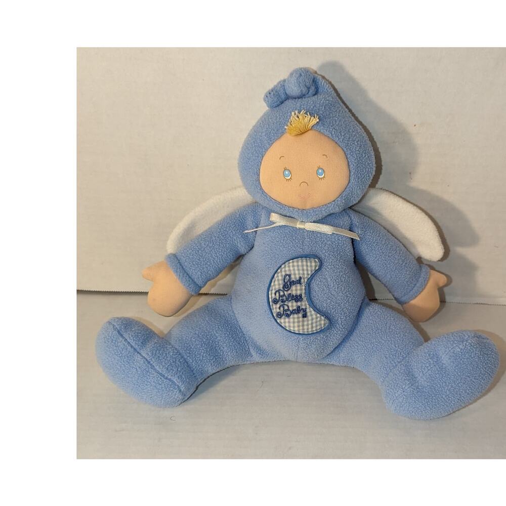 Baby Gund 10" Bundle Of Blessings God Bless Baby Stuffed Plush Baby Boy Rare